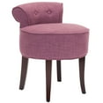 thumbnail image 3 of SAFAVIEH Georgia Vanity Stool Rose, 3 of 7
