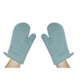 thumbnail image 3 of 2 PC Utensil Front Stitched Oven Mitt Blue, 3 of 3