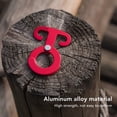 thumbnail image 4 of Camping Accessory, Versatile Self Lock Aluminium Alloy T Ring Hooks  for Outdoor Red,Blue,Gold, 4 of 7