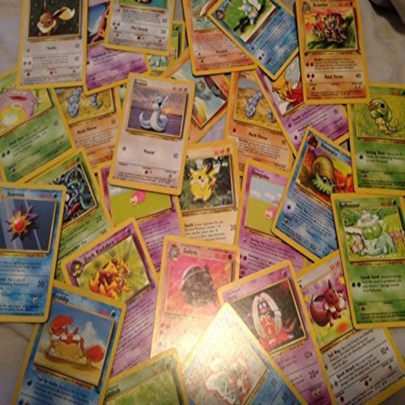 100 Assorted Pokemon Trading Cards Commons and Uncommons - Walmart.com