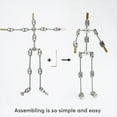 thumbnail image 2 of Armature Kit - DIY Metal Puppet Figure Skeleton, Easy to Assemble, Animated Character Design, for Stop Motion Animation, 2 of 10