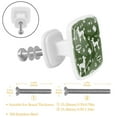 thumbnail image 2 of 4 Pieces Set Drawer Pulls Handle Square Wardrobe Cabinet Knobs with Stainless Steel Screws Furniture Kitchen Decor, 2 of 5