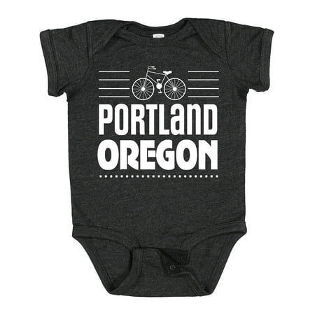 

Inktastic Portland Oregon Biking Gift Baby Boy or Baby Girl Bodysuit