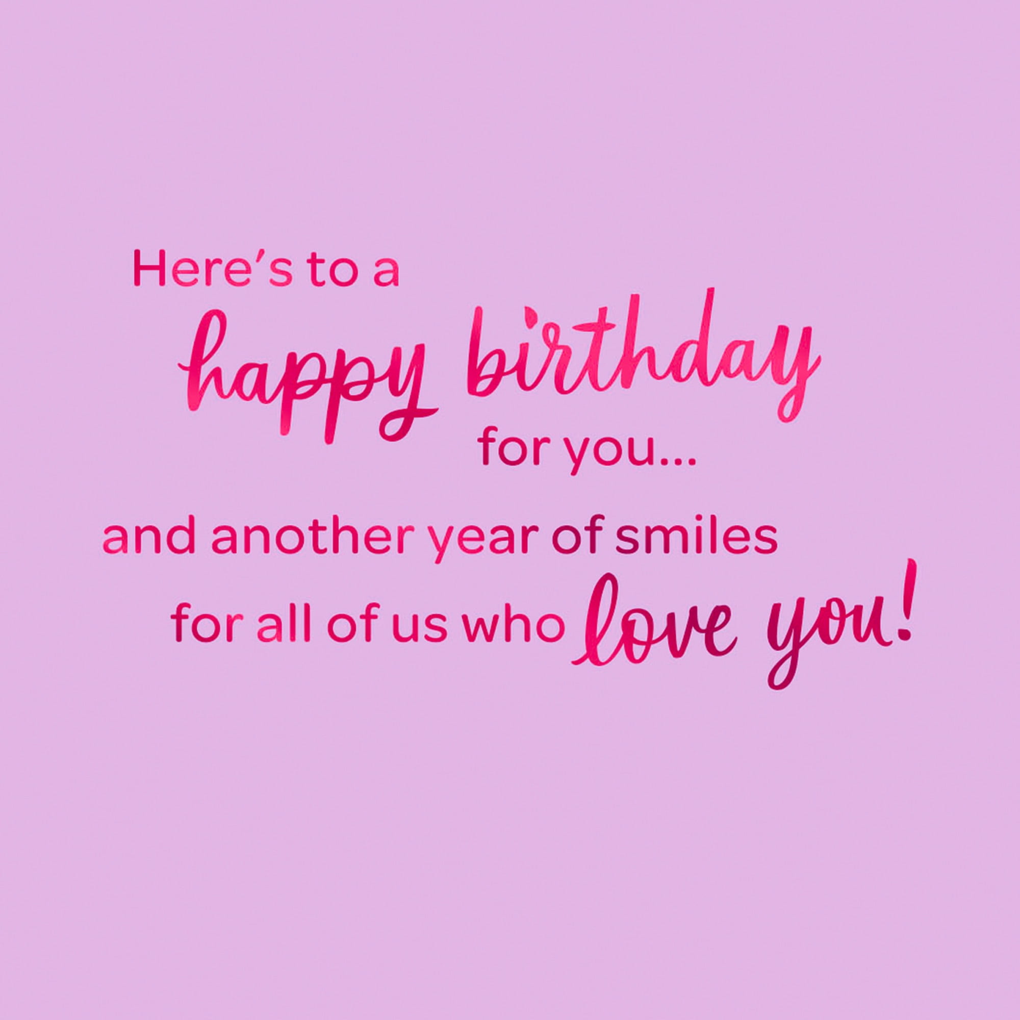 Hallmark Birthday Card for Granddaughter (Another Year of Smiles)