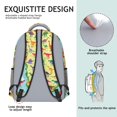 thumbnail image 5 of Cute Dinosaur Pattern Backpack for School,Cute School Bag,Schoolbag with Adjustable Shoulder Straps & Padded Back,15.3"x11"x6.7", 5 of 6