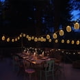 thumbnail image 2 of Solpex 20Ft Pineapple Shaped String Lights, Battery Operated Fairy Lights for Patio Home Wedding Party Bedroom Birthday Hawaiian Tropical Tiki Decoration (Warm White), 2 of 4