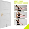 thumbnail image 6 of BESTSKY Door Anchor Strap for Resistance Bands Multi-Point Resistance Band Door Anchor with 5 Stainless D-Rings Heavy Duty Home Gym Attachment Fits Doors Up to 8Ft, 6 of 8