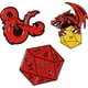 thumbnail image 1 of Juego de alfileres de esmalte JAMW de dibujos animados para bolso solapa sombrero, 1 of 5