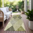 thumbnail image 6 of Addison Rugs Chantille Indoor/Outdoor Transitional Geometric Olive Washable Runner Rug, 2'3" x 7'6", 6 of 6