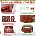 thumbnail image 5 of OurWarm Christmas Tree Collar Buffalo Plaid Christmas Tree Ring, Hexagon Fabric Collapsible Tree Skirt with 6 Patterns for Christmas Xmas Holiday Tree Decorations, 5 of 6