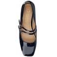 thumbnail image 4 of Journee Womens Gredah Double Buckle Mary Jane Dress Flats, Widths Available, 4 of 9
