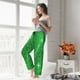 thumbnail image 5 of Fotbe Shiny round green sequins Pantalones de Pijama para Mujer, Pantalones de Dormir, Pantalones Pj con Cordón y Bolsillos-Small, 5 of 6