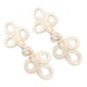 thumbnail image 3 of Botones de rana BLESIY con nudo chino 2 pares 6 x 14 cm beige, 3 of 8