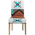 thumbnail image 1 of RYLABLUE Modèle Coloré Stretch Chaise Housse de Protection Siège Housse pour Salle à Manger Hôtel Mariage Ensemble de 1, 1 of 5