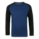 thumbnail image 3 of Blusas y camisas de manga larga con cuello redondo para hombre, blusas casuales de moda con cuello en V y manga larga, blusas transpirables para hombre, 3 of 5