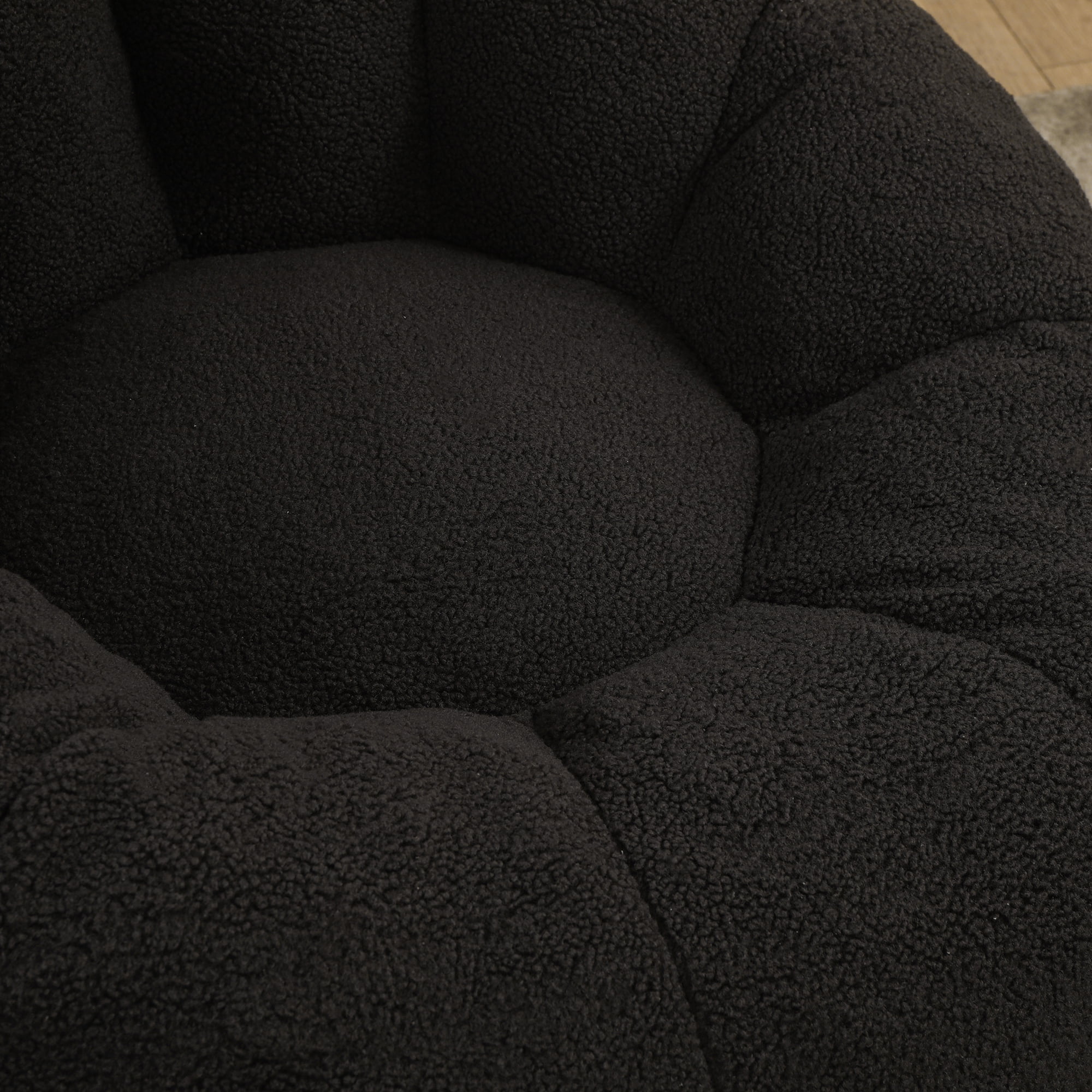 Jopath Bean Bag Chair for Adults and Kids,Oversized Bean Bag Sofa with Armrests Stuffed High-Density Foam,Lazy Sofa Floor Sofa for Living Room Bedroom,Dark Gray