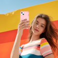 thumbnail image 6 of Dteck for iPhone 14 Case with Screen Protector, Compatible with MagSafe Shockproof Invisible Magnetic Ring Stand Military-Grade Heavy Duty Protection Phone Case, Pink, 6 of 7