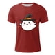 thumbnail image 4 of Blusas y camisas de manga corta y cuello redondo para hombre. Blusas/camisetas de manga corta con cuello redondo y estampado de Halloween para hombre. Blusa para hombre., 4 of 4