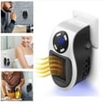 thumbnail image 2 of Calentador de espacio de 500 W, calentador de espacio eléctrico de enchufe de pared como se ve en la TV con termostato y temporizador ajustables y pantalla LED, compacto para dormitorio de oficina JAMW Sencillez, 2 of 5