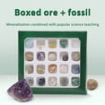 thumbnail image 5 of 20 kinds of Mini Crystal Agate Stone Rocks Minerals Fossils Kids Teaching Materials for Geology Enthusiasts Collection Gifts, 5 of 9