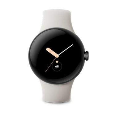 Google Pixel Watch LTE Smartwatch Compatible with Cellular or WiFi Data, GPS, BT and Heart Rate Monitor 41mm, Bulk Packaging (Chalk)