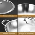 thumbnail image 6 of LOLYKITCH Tri-ply Stainless Steel Stir Fry Wok Pan with Lid,10 inch Induction Wok,Dishwasher and Oven Safe., 6 of 7