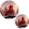 thumbnail image 7 of SKYSONIC Red Bird on Branch Christmas Pot Holders Trivets, 2 Pcs Heat Resistant Trivets,Winter Forest Cotton Thread Weave Mats for Hot Pads Pans Pot Bowl Teapot for Kitchen Decor, 7 of 7