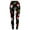 1-Black, variant on Fiaer Christmas Women Leggings Trendy Slim Fit Yoga Pants Santa Reindeer Snowflake Candy Sticks Graphic High Waisted Stretch Workout Trousers Black XL