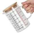 thumbnail image 4 of Glass Measuring Cup, Glass Coffee Measuring V Shaped Nozzle Glass Measuring Cups Measuring Cup Glass with Clear Scale for Water, Wine, Milk, Coffee, Alcohol, 4 of 7
