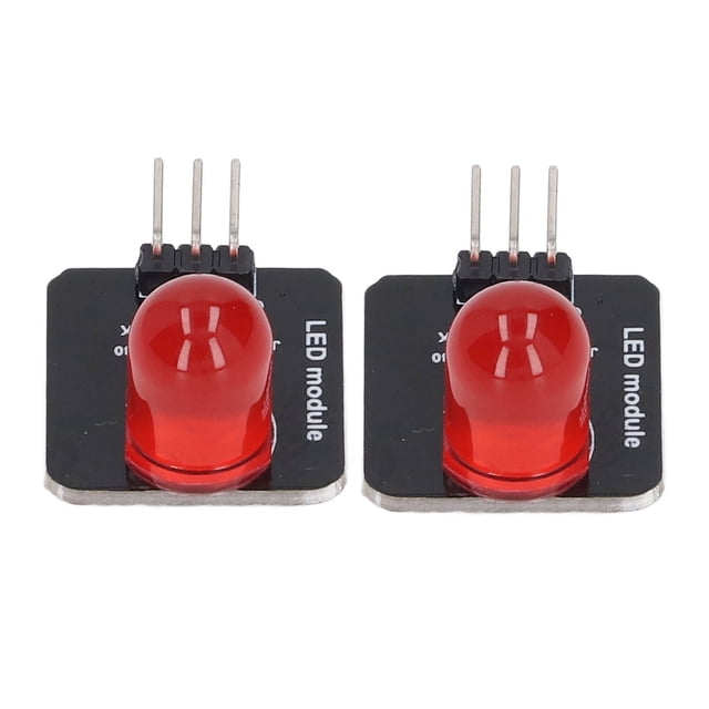Módulo LED de 10 piezas, 10 mm, 3,3 V-5 V, placa de luz decorativa, bombilla con chip para decoración del hogar, MRB050A, color rojo