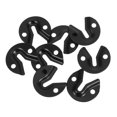 thumbnail image 1 of Raindrops 8Pcs Mirror Fixing Clips Black Stainless Steel Easy Assembly for Wall Hanging Hardware, 1 of 7