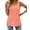 Pink, variant on Tank Tops for Women Summer Square Neck Sleeveless Casual Tops Side Split Shirts