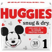 Huggies Snug & Dry Diapers Size 1 (Pack of 3)