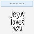 thumbnail image 6 of Sticker | Jesus Loves You | Script, 6 of 11