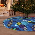 thumbnail image 6 of Sikiie Hawaiian Style 30-48 inches {designName} Print Christmas Tree Skirt Snowman Xmas Tree Skirt with Edge Christmas Decorations for Holiday Party, 6 of 7