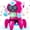 Rose Red, variant on Lvelia Robot Toy for Kids, Intelligent Electronic Walking Dancing Robot Toys with Flashing Lights and Music for Age 3-12 Year Old Boys Girls Birthday Gift Present,Orange
