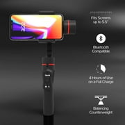 Tzumi 5643 Smartphone 3-Axis Handheld Gimbal for Smooth, Steady Digital Photography
