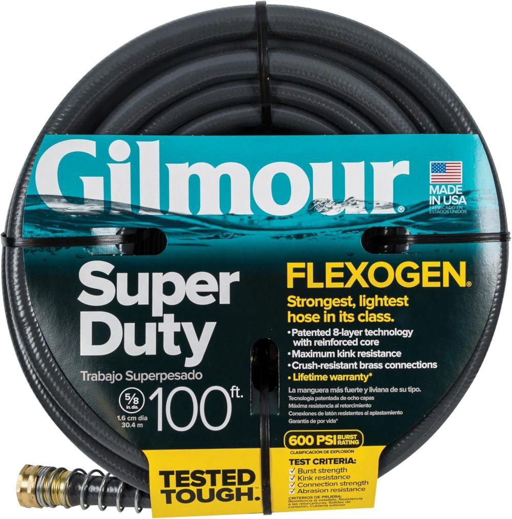 Gilmour 5/8 In. X 100 Ft. 600 Psi Pressure Super Duty Garden Hose