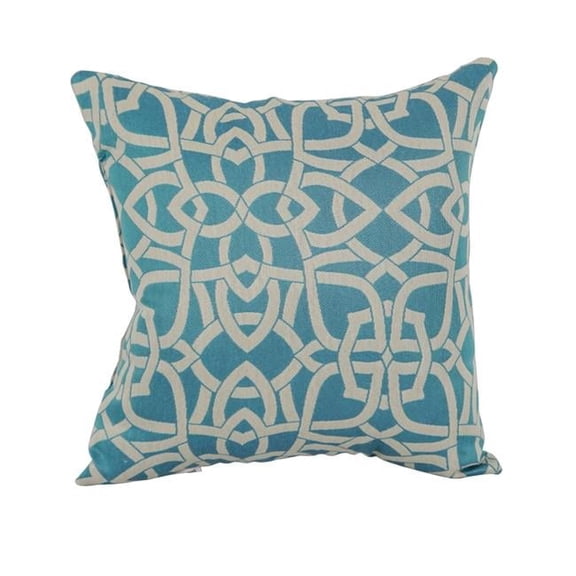 Blazing Needles 17-inch Square Premium Polyester Outdoor Throw Pillow 9910-S1-PO-001