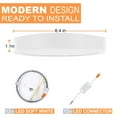 thumbnail image 4 of LEEKI 6.5 inch 12W LED Panel Wall Ceiling Down Light - Round - Cool White 5000K - Non-Dimmable…, 4 of 5