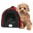 thumbnail image 2 of Pet Life ® Sporty Mesh Airline Approved Zippered Folding Collapsible Travel Pet Dog Carrier, 2 of 8