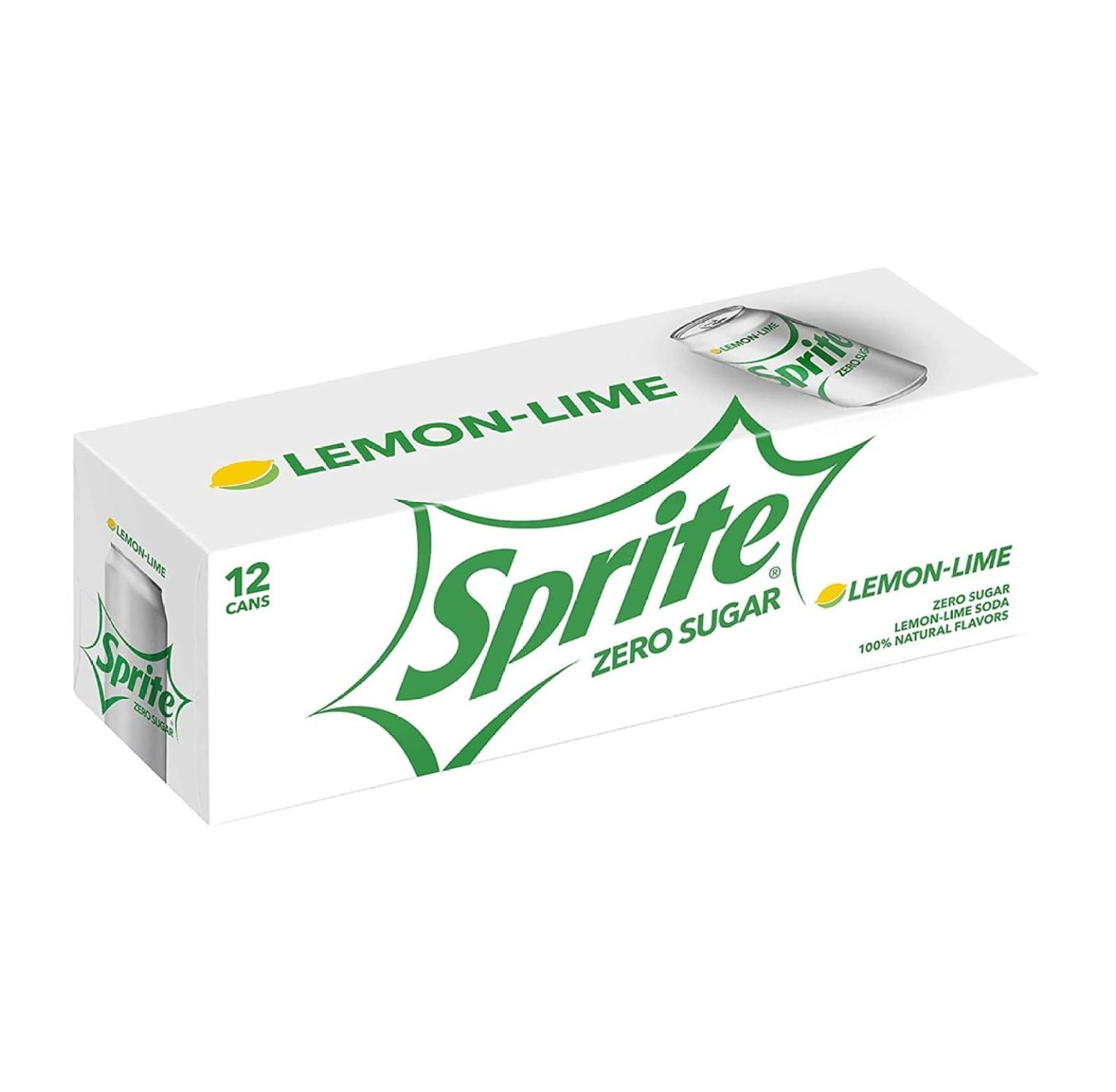 Sprite Zero Sugar Soda Bundled by ZanQee (12 oz Cans 12 Pack)