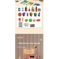 thumbnail image 3 of Cash Register for Kids, Pretend Play Cash Register with Scanner, Cuttable Food & Microphone Calculator, 3 of 8