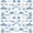 White Blue 01, variant on Feelyou Kawaii Birthday Party Shark Twin Sheet Sets for Kids Boys Girls, Marine Coral Animal Bedding, Blue, 3pcs