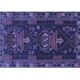 thumbnail image 1 of Ahgly Company Machine Washable Indoor Rectangle Persian Blue Traditional Area Rugs, 3' x 5', 1 of 4