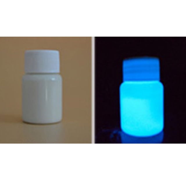 2 PACKS Acrylic Paint Glow In Dark Fluorescent Decorative Paint Luminous Pigment