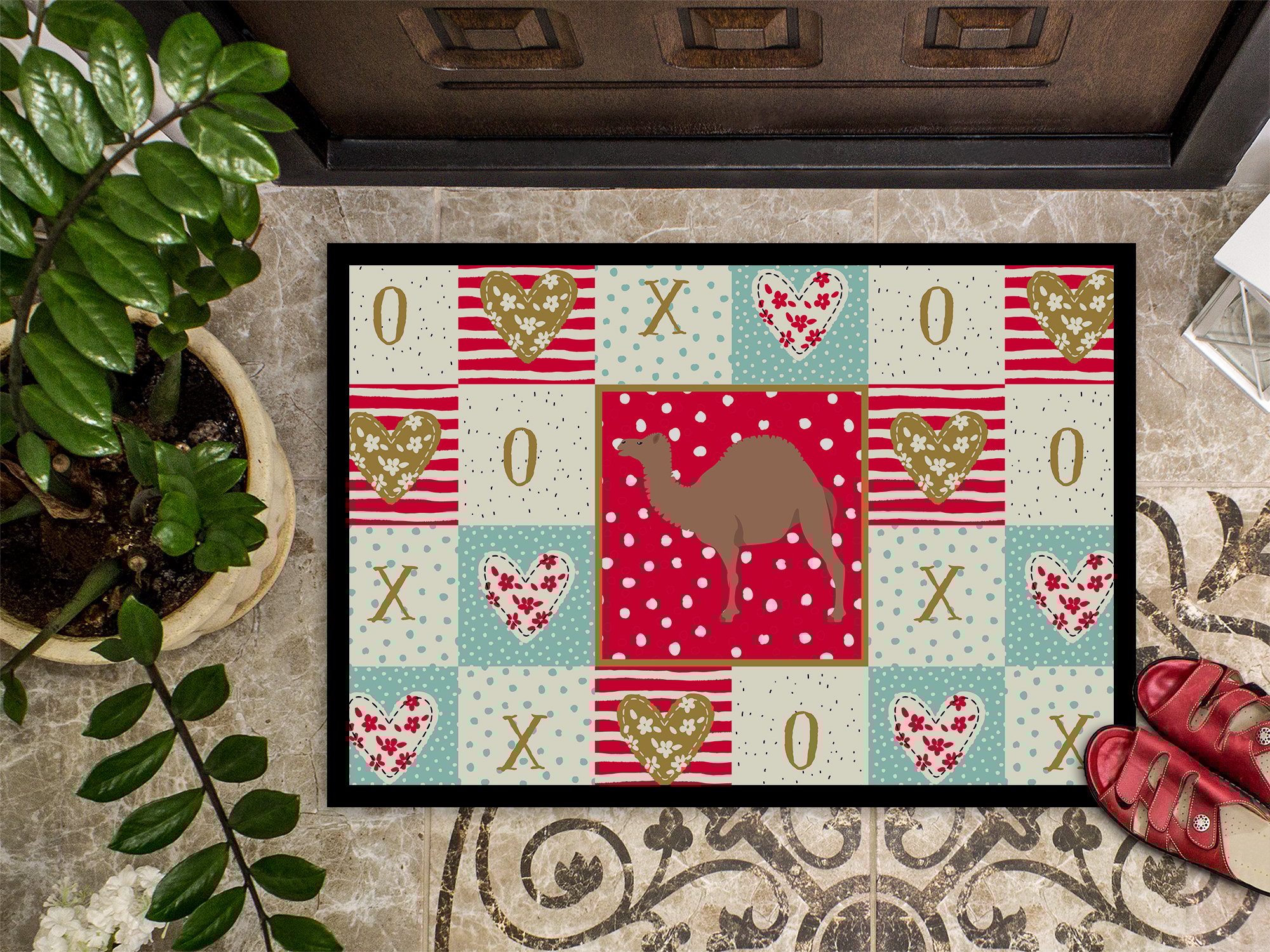 thumbnail image 3 of F1 Hybrid Camel Love Indoor or Outdoor Mat 24x36, 3 of 4