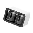 thumbnail image 2 of Maytalsory PP PS Seasoning Box Punch-free Replacement Multi Cup Modern Kitchen Sugar Salt Condiment Container Spice Rack Organizer Black 2 Cups, 2 of 6