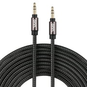 onn. 12' AUX Cable | Braided