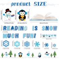 thumbnail image 2 of Set de copos de nieve para lectura de invierno con forma de artilugio decorativo, 2 of 7